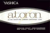 Yashica atoron Folleto De Instrucciones