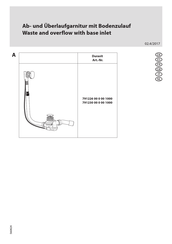 DURAVIT 791230 00 0 00 1000 Manual De Instrucciones