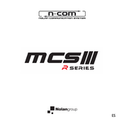 Nolangroup N-Com MCS III R Serie Manual Del Usuario