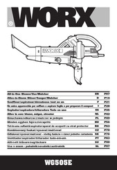 Worx WG505E Traducción De Las Instrucciones Originales