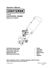 Craftsman 316.29270 Manual Del Operador