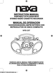 Naxa NPB-207 Manual De Operación