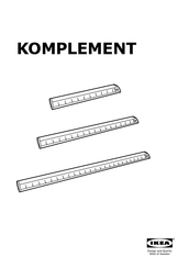 IKEA KOMPLEMENT Manual De Instrucciones