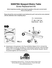 Garden Wood Furniture 508KFBA Manual De Instrucciones