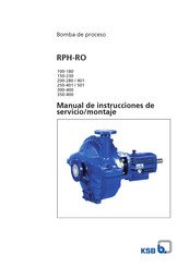 KSB RPH-RO 250 Manual De Instrucciones