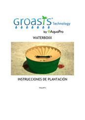 AquaPRO GROASIS WATERBOXX Manual De Instrucciones