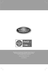 Nostalgia Products Coca-Cola RHP310COKE Manual De Instrucciones