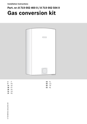 Bosch Thermotechnik 8 719 002 460 0 Instrucciones De Instalación