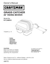 Craftsman 917.249910 Manual Del Usuario