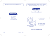 The First Years Sweet Sleep Cocoon Manual De Instrucciones