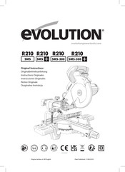 Evolution R210 SMS Instrucciones Originales