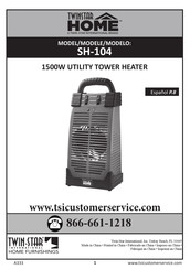 Twin-Star International TWINSTAR HOME SH-104 Manual Del Usuario