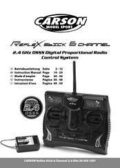 Carson Reflex Stick 6 Channel Instrucciones