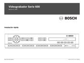 Bosch AutoDome 600 Serie Instalación Rápida