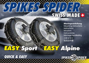 SPIKES-SPIDER EASY Sport Instrucciones