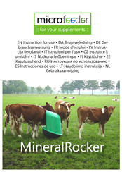 MicroFeeder MineralRocker Instrucciones De Uso