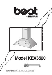 Broan Best KEX3500 Manual Del Usuario