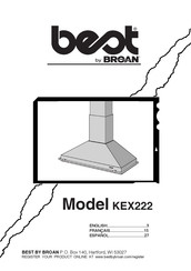 Broan Best KEX222 Manual Del Usuario