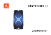 Harman JBL PARTYBOX 110 Guia De Inicio Rapido