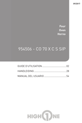 HIGH ONE CO 70 X C S SIP Manual Del Usuario
