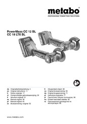 Metabo 00349000 Manual Original