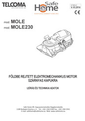 Telcoma MOLE230 Manual De Instrucciones