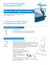 Nordson EFD Ultimus IV Guía Para Una Rápida Instalación