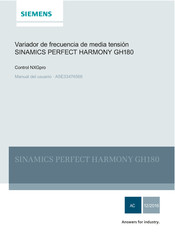Siemens SIMATIC PERFECT HARMONY GH180 Manual De Instrucciones