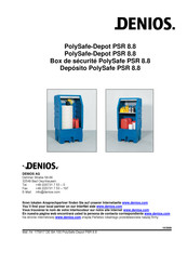 Denios PolySafe-Depot PSR 8.8 Manual De Instrucciones