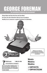 George Foreman GRP101CTG Manual De Instrucciones