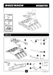 Buzz Rack BUZZQUATTRO Manual Del Usuario