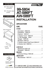 Metra 99-5804 Manual De Instalación