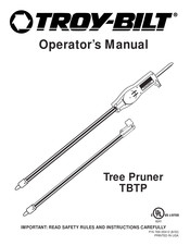 Troy-Bilt TBTP Manual Del Operador