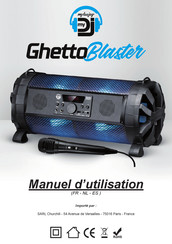 MyDeejay GHETTO BLASTER Manual De Utilización