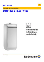 De Dietrich ECODENS DTG 1300-24 Eco Instrucciones De Instalación Y De Mantenimiento