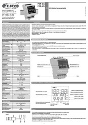 Elko Ep PDR-2/A Guia De Inicio Rapido
