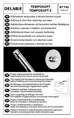 Delabie TEMPOSOFT Manual De Instrucciones