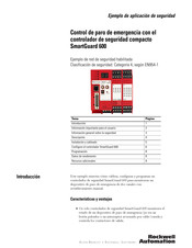 Allen-Bradley SmartGuard 600 Ejemplo De Aplicación De Seguridad