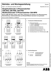 ABB CM-MPS Instrucciones De Funcionamiento Y Montaje