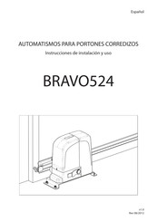 Motorline BRAVO524 Instrucciones De Instalacion Y Uso