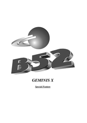 B52 GEMINIS X Manual Del Usuario