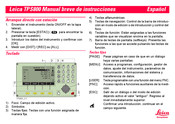 Leica TPS800 Serie Manual Breve De Instrucciones