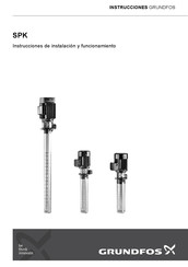 Grundfos SPK Serie Instrucciones De Instalación Y Funcionamiento