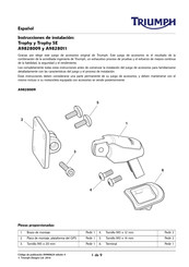 Triumph Trophy Instrucciones De Instalación