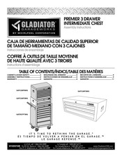 Gladiator GATC26P3WG Instrucciones De Ensamblaje