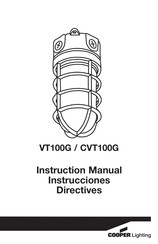 Cooper Lighting CVT100G Instrucciones