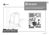 Motorline professional MC50SC Manual Del Utilizador/Instalador