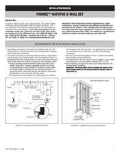 American Shower & Bath FIRENZE Manual De Instalación