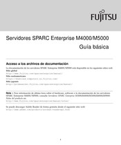 Fujitsu SPARC M4000 Guía Básica