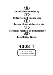 Centronics 4008T Instrucciones De Instalación